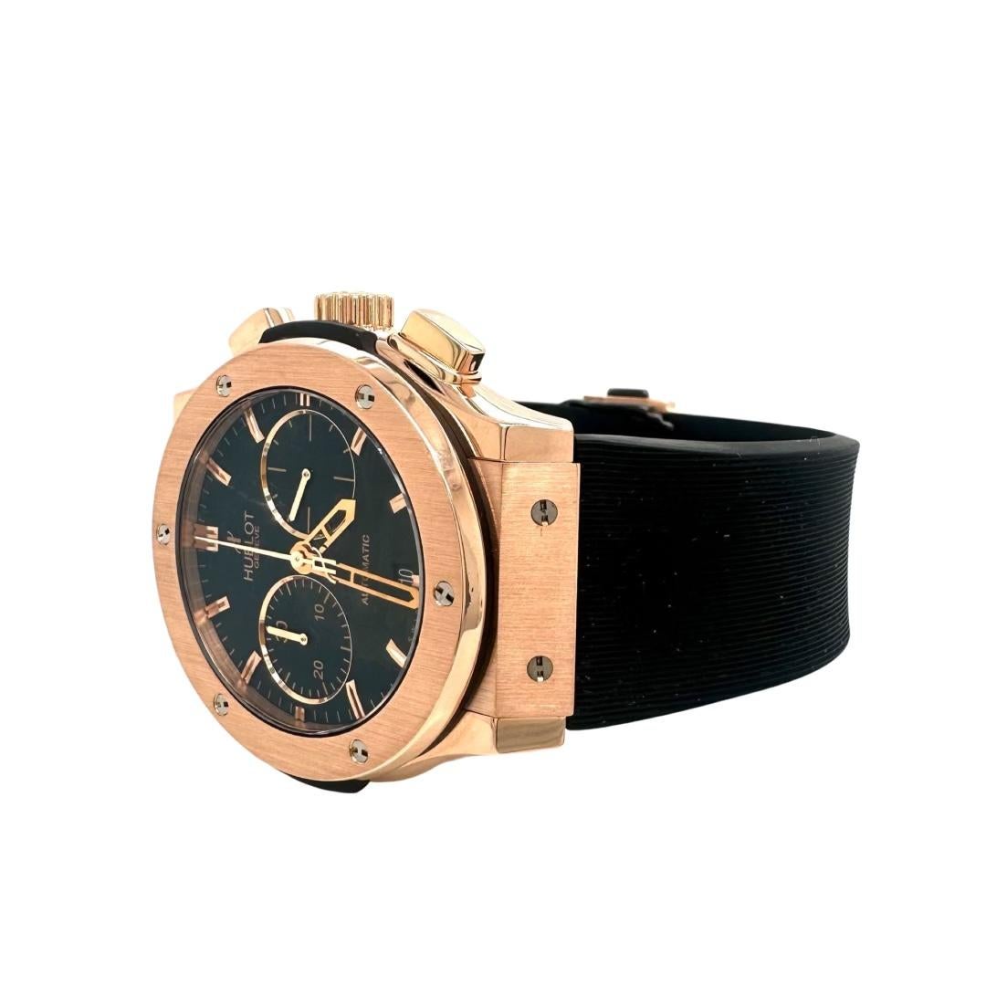 Hublot Classic Fusion Chronograph König Gold Uhr, 541.OX.1181.RX im Zustand „Hervorragend“ in Miami, FL