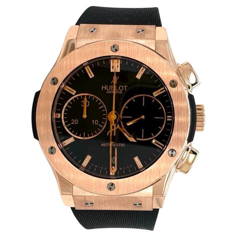 Hublot Men Rose Gold Case Wristwatches for sale
