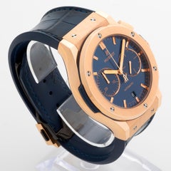 Cronografo Hublot Classic Fusion ref 521.OX.7180.LR, cassa 45 mm, oro rosa 18 carati.