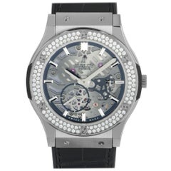 Hublot Classic Fusion Classico Ultra-Thin Titanium Diamonds Watch 515.NX.