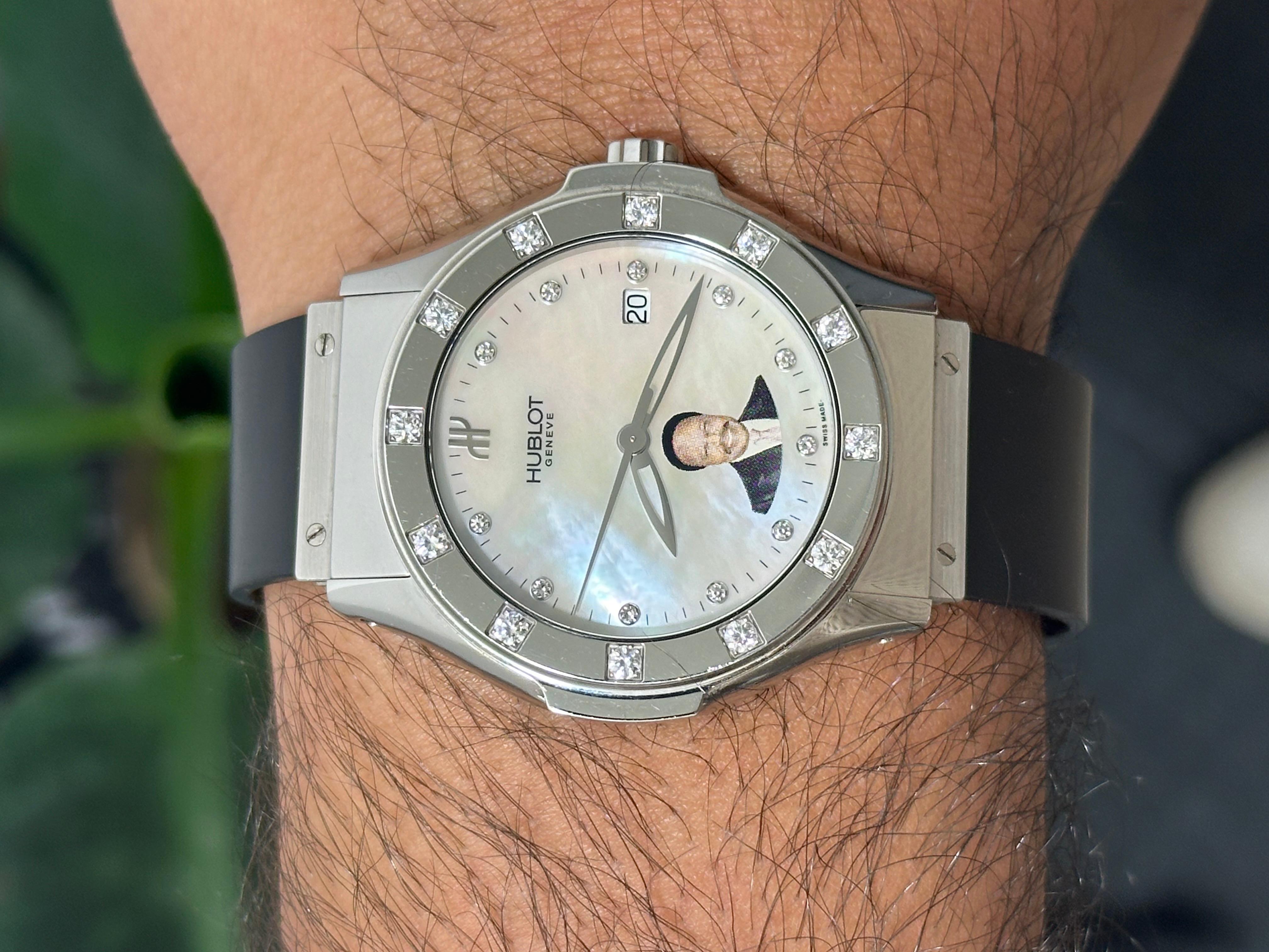Hublot Classic Fusion Edición Limitada Presidente Ali Omar Bongo - 1905.1.044 en venta 13