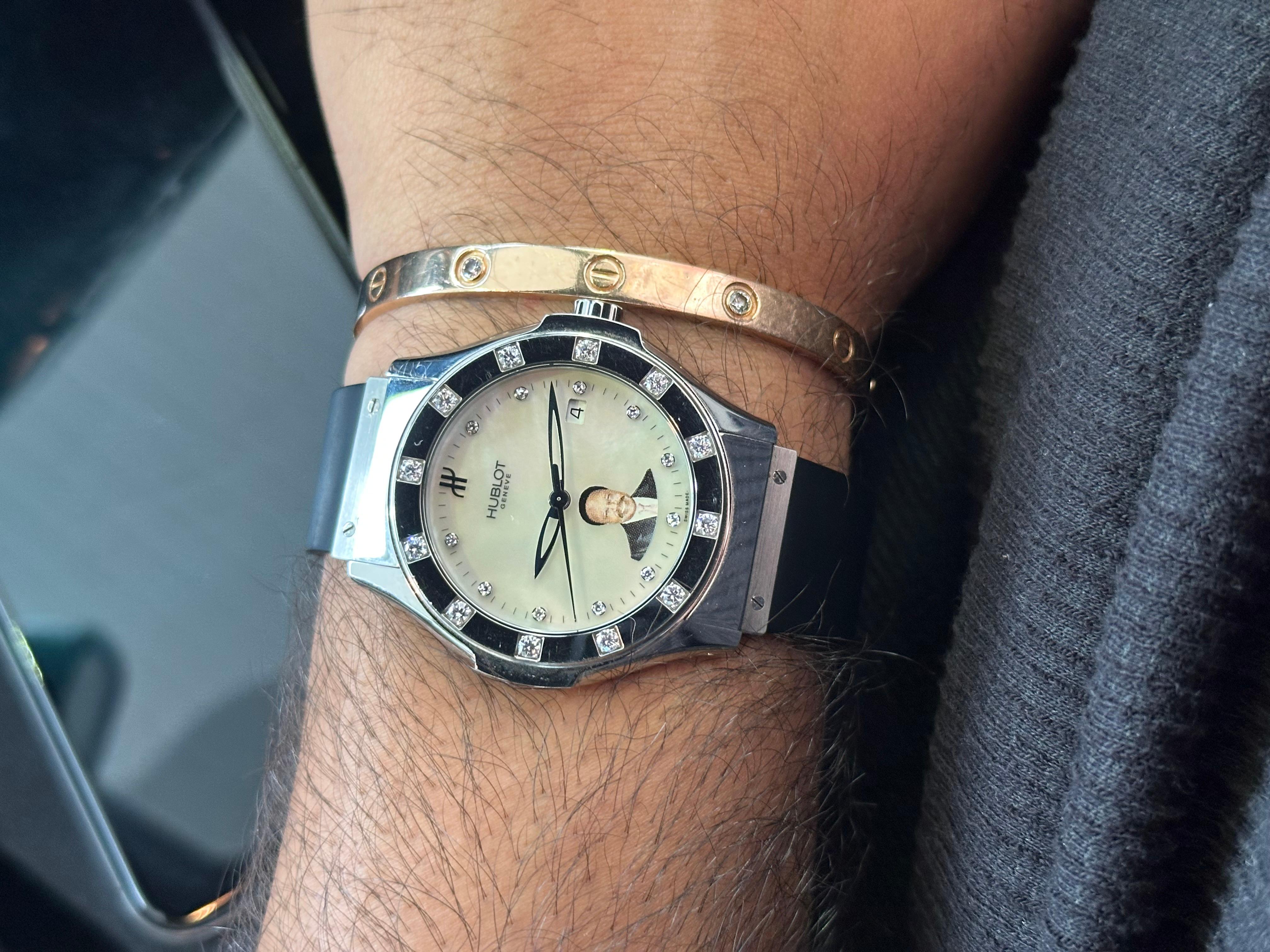 Hublot Classic Fusion Edición Limitada Presidente Ali Omar Bongo - 1905.1.044 Corte redondo en venta