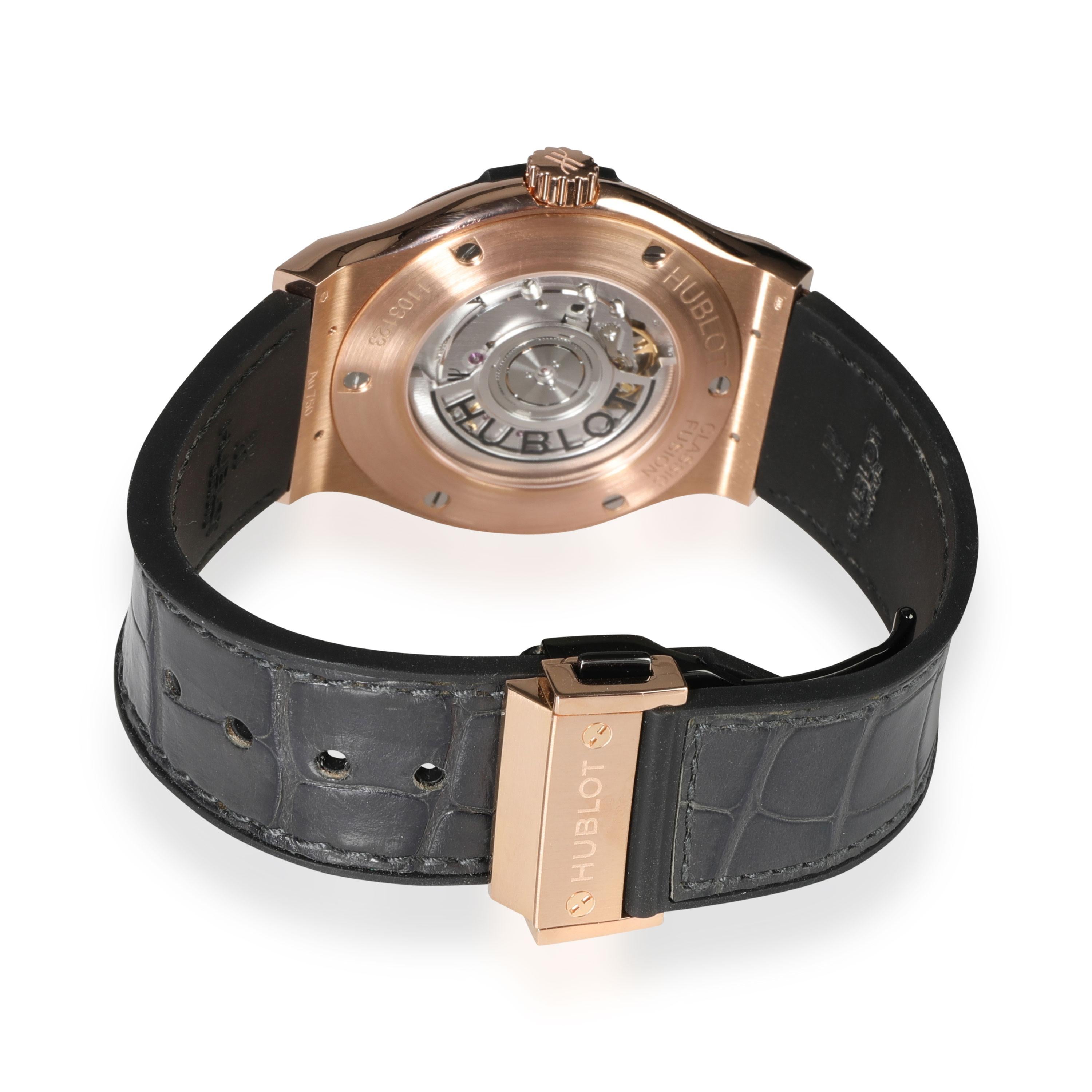 
Hublot Classic Fusion Racing Gray 542.OX.7081.LR Men's Watch in 18kt Rose Gold

SKU: 113049

PRIMARY DETAILS
Brand:  Hublot
Model: Classic Fusion Racing Gray
Country of Origin: Switzerland
Movement Type: Mechanical: Automatic/Kinetic
Year