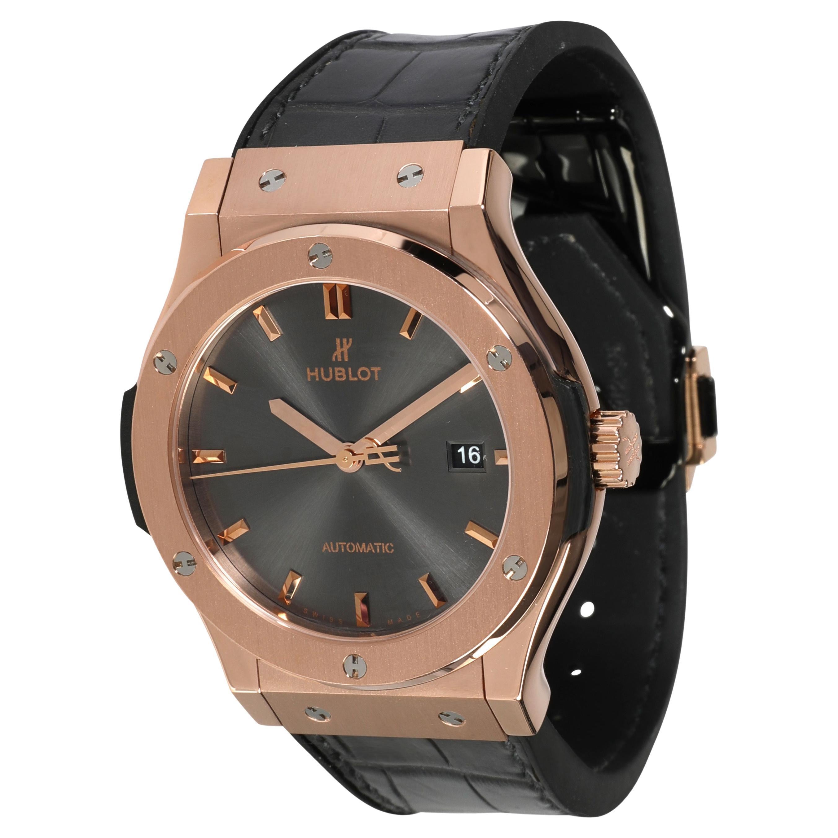 Hublot Classic Fusion Racing Gray 542.OX.7081.LR Men's Watch in 18kt Rose Gold