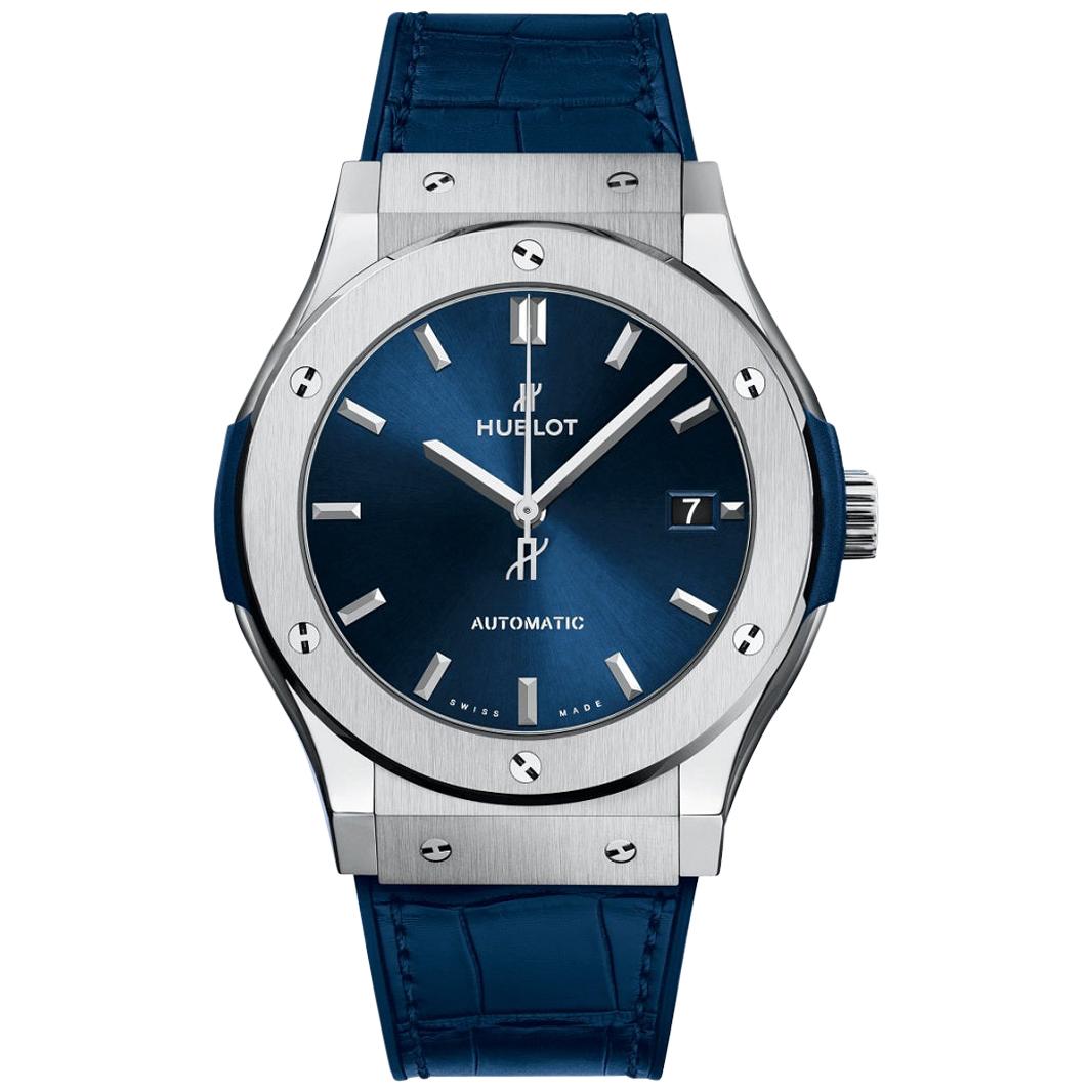 Hublot Classic Fusion Titanium Blue Men's Watch 511.NX.7170.LR