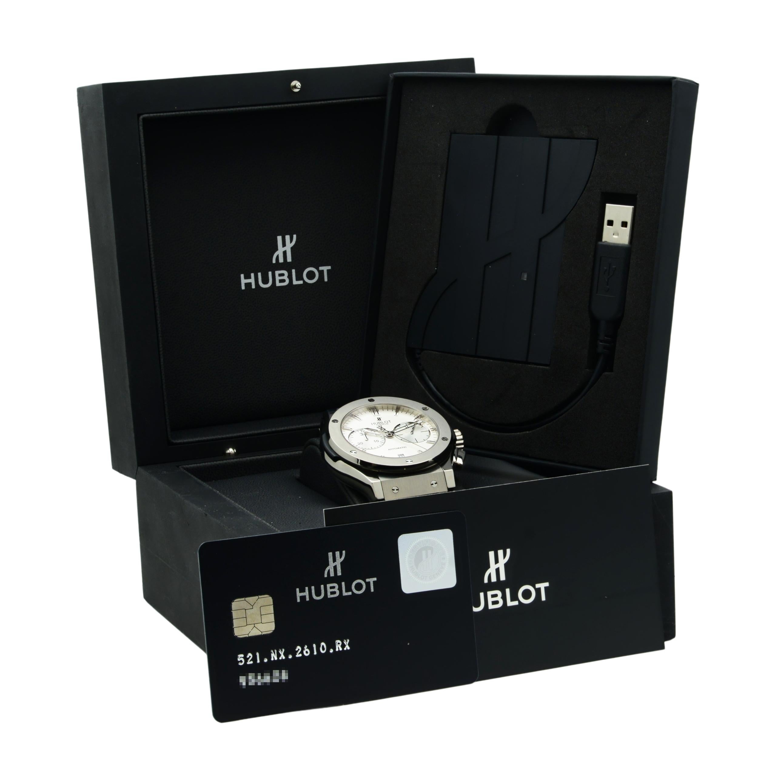 Hublot Classic Fusion Titanium Silver Dial Automatic Men's Watch 521.NX.2610.RX 4