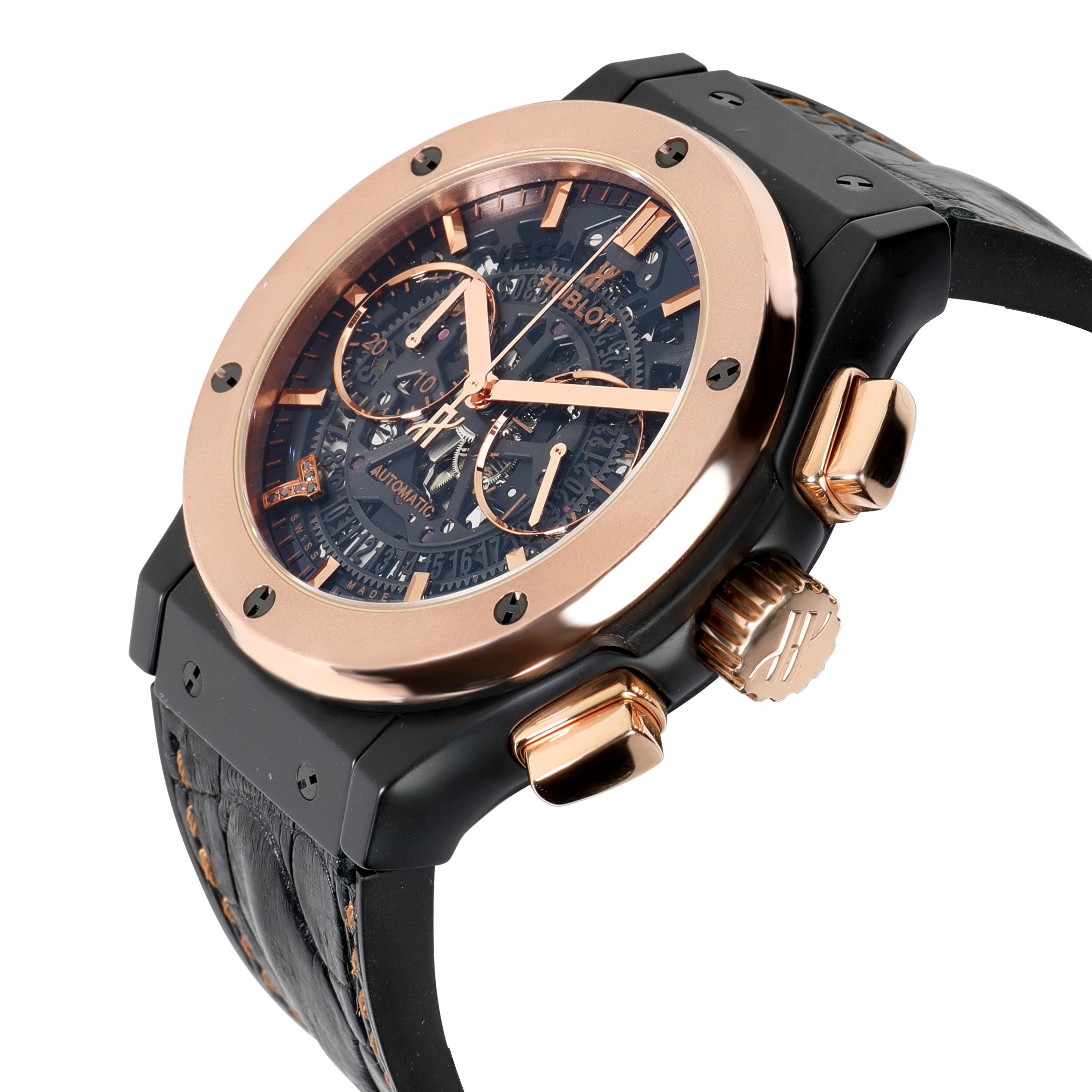 
Hublot Classic Fusion Vegas 525.CO.0181.HR.LVB16 Men's Watch in 18kt Rose Gold

SKU: 106579

PRIMARY DETAILS
Brand:  Hublot
Model: Classic Fusion Vegas
Country of Origin: Switzerland
Movement Type: Mechanical: Automatic/Kinetic
Year Manufactured: