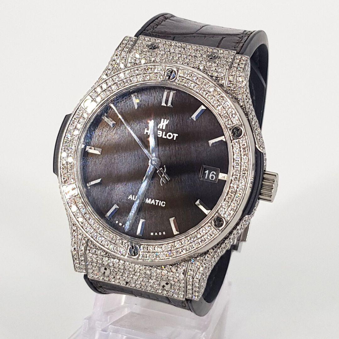 Round Cut Hublot Classic Fusion Watch For Sale