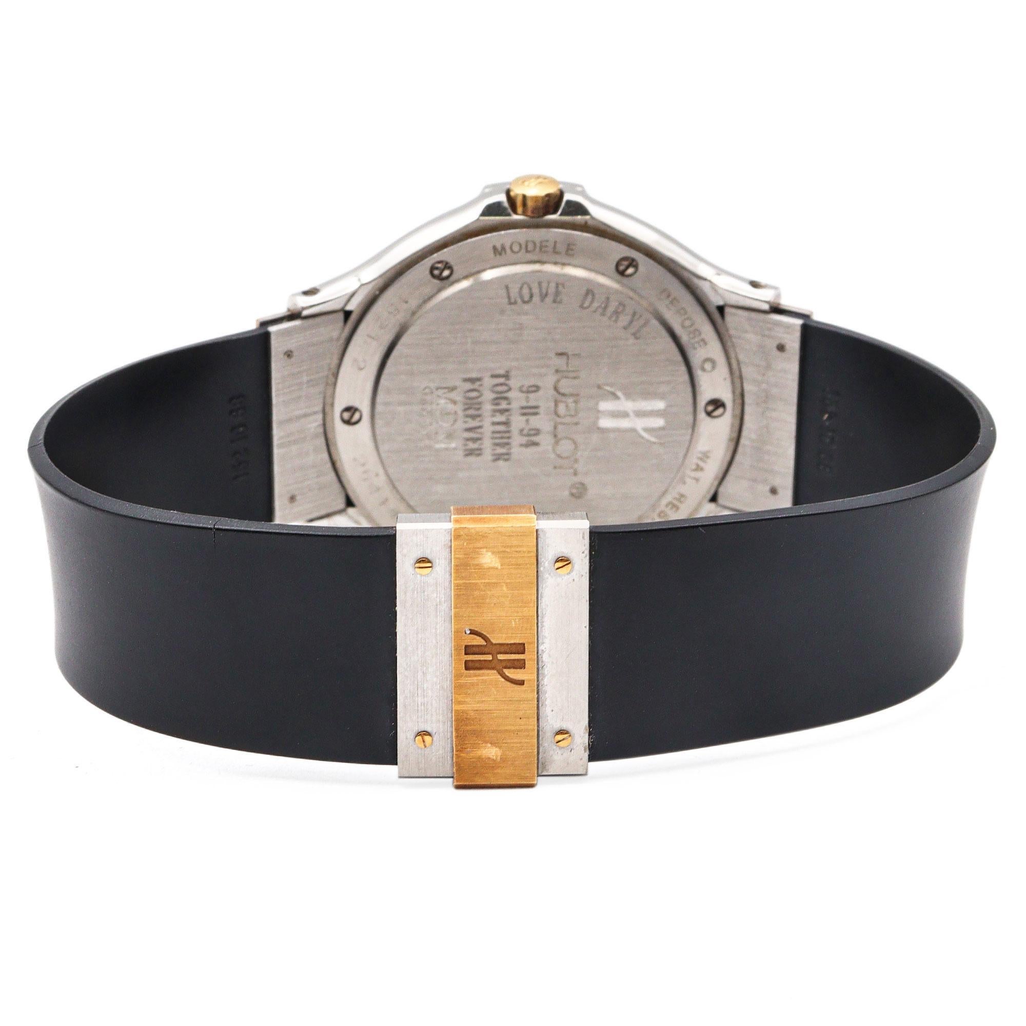 Hublot Classic MDM Geneve Datum Quarz Herrenuhr im Angebot 3