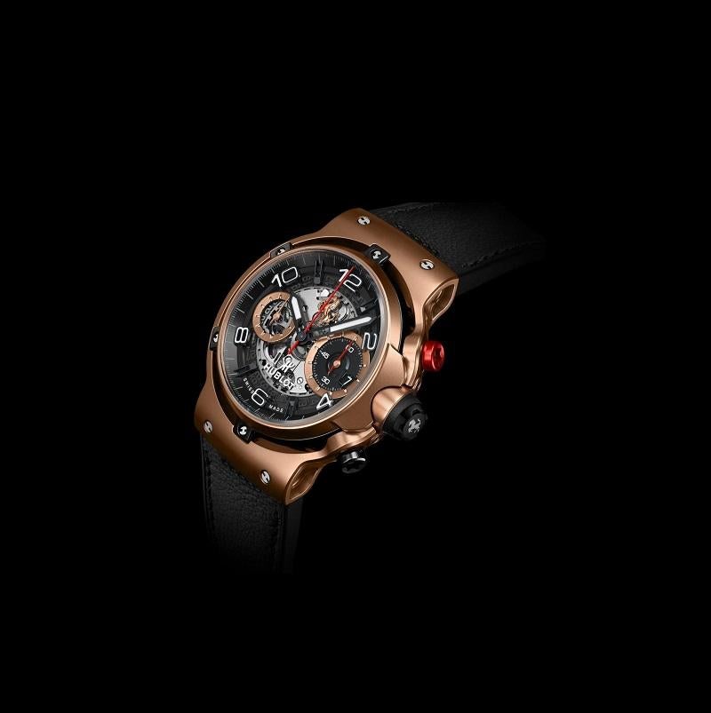 Durchmesser
45 mm
Fall
Mikrogestrahltes 18K-Königsgold
Lünette
Mikrogestrahlte 18K King Gold 4 H-förmige Titan-Schrauben
Wasserbeständigkeit
100m oder 10 ATM
Kristall
Saphir mit Antireflexionsbehandlung
wählen.
Saphir Zifferblatt
Bewegung
HUB1281
