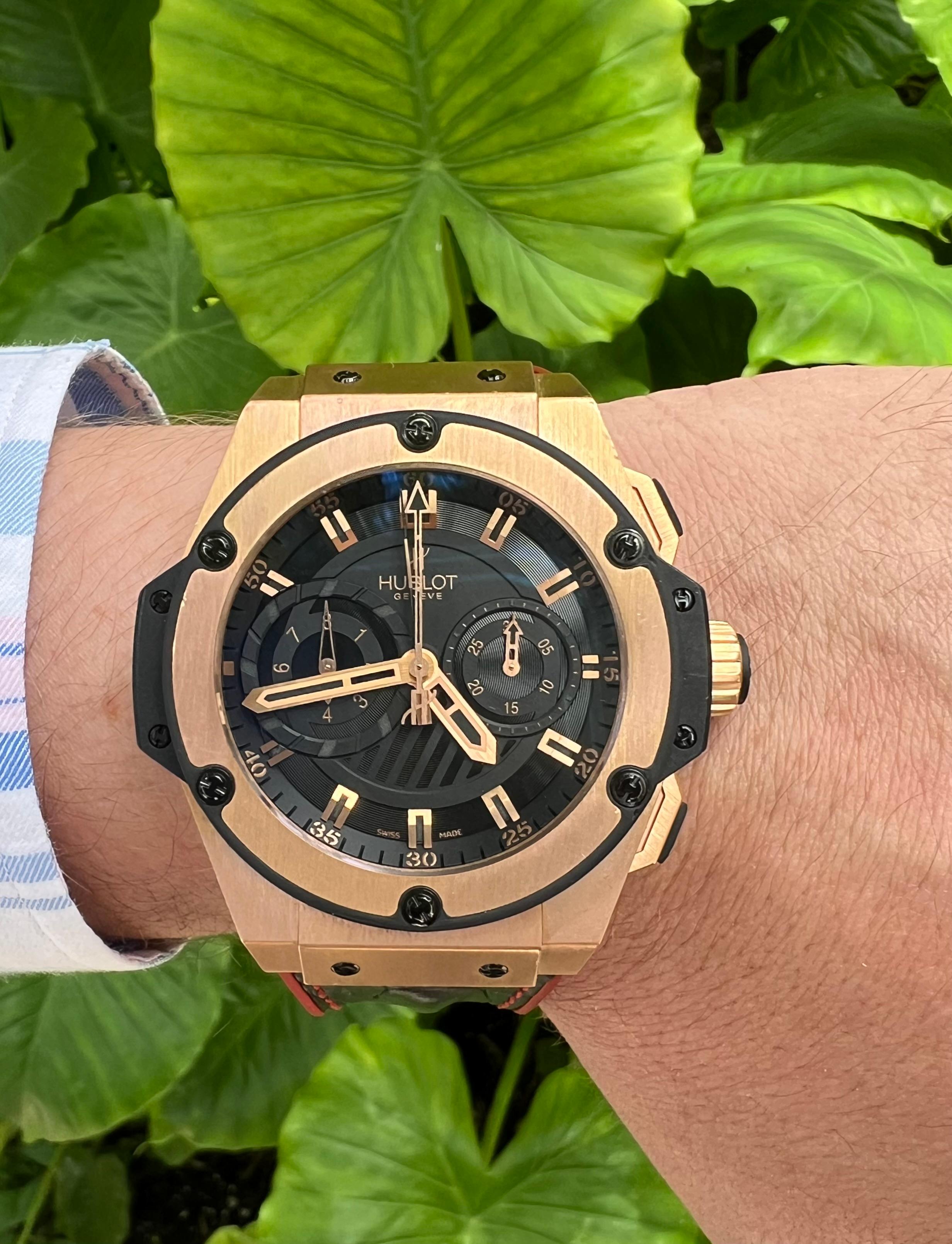 Hublot King Power Foudroyante Chronograph Ref. 715.PX.1128.RX For Sale 1