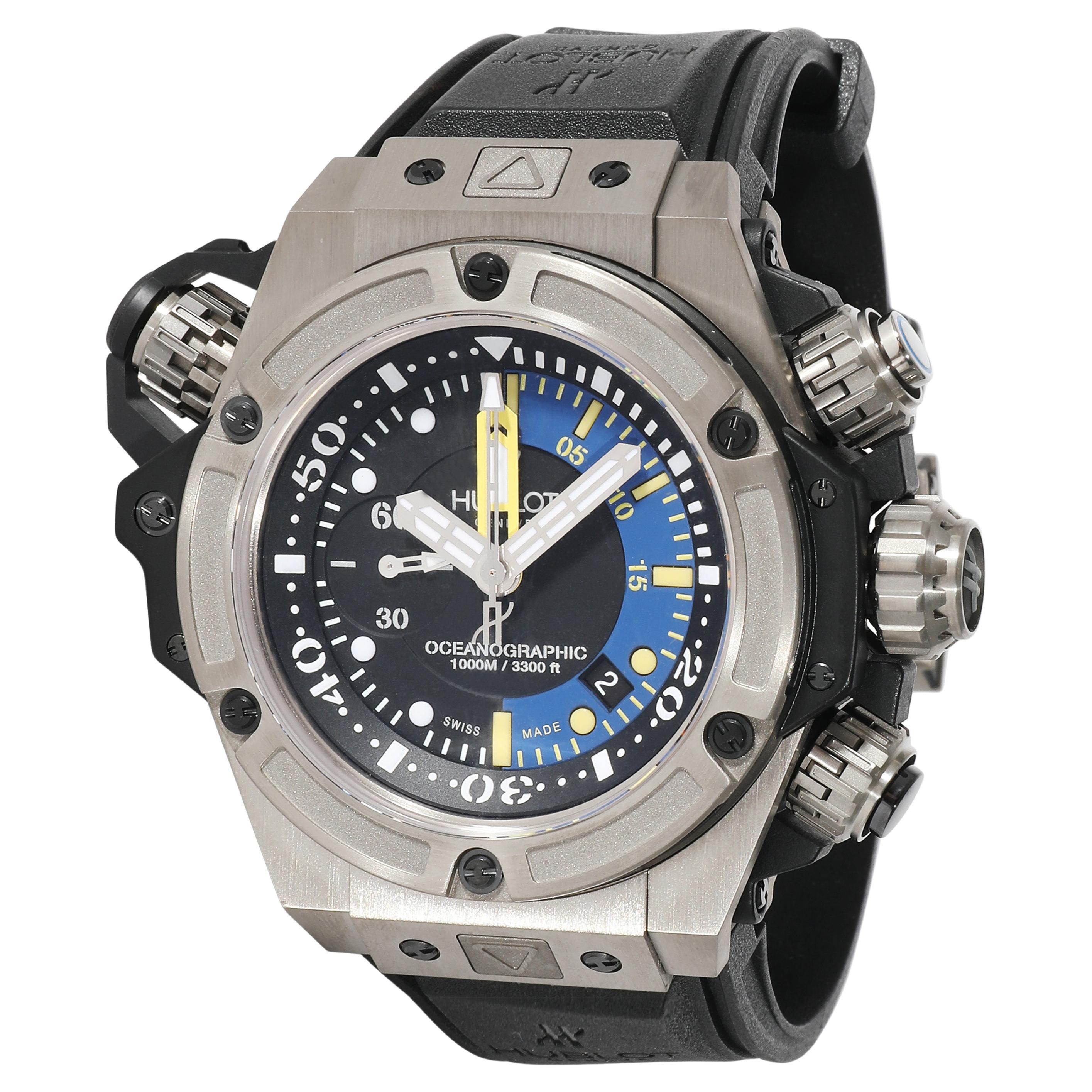 Hublot King Power Oceanographic 732.QX.1140.RX Men's Watch in  Carbon Fiber