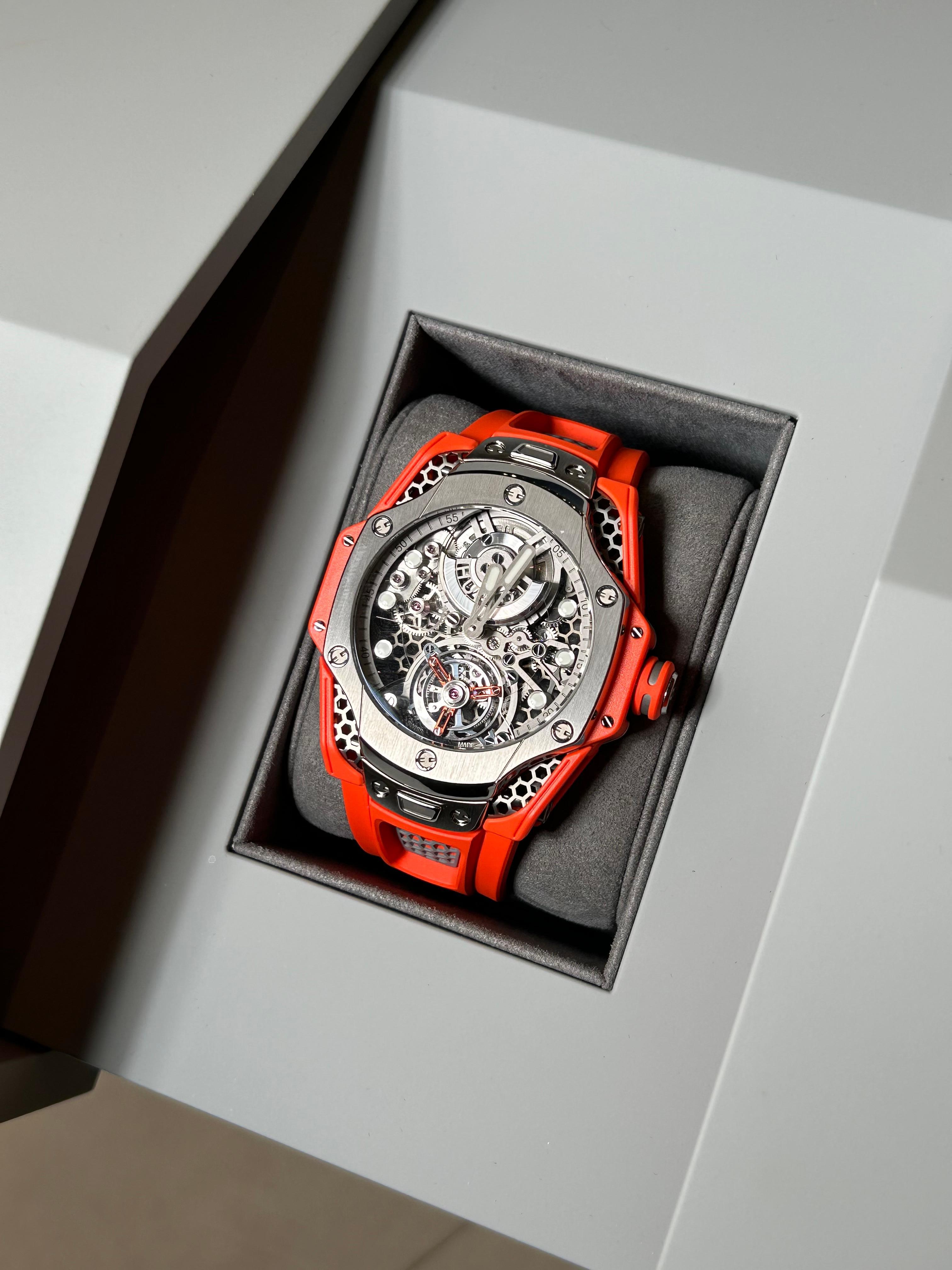 Contemporain Hublot Big Bang Tourbillon édition limitée Samuel Ross 428.NX.0100.RX.SRA22
