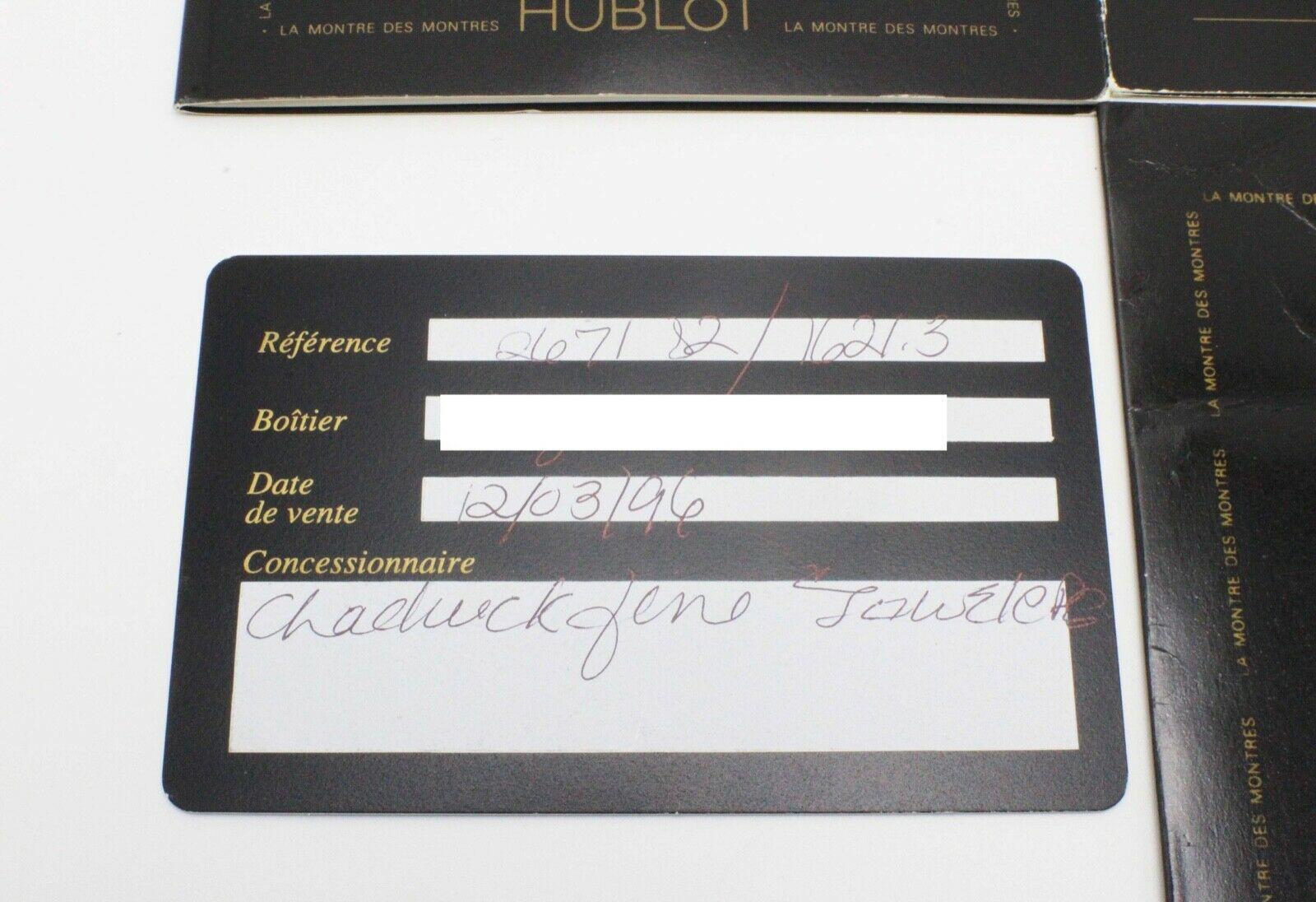 hublot mdm chronograph 18k gold