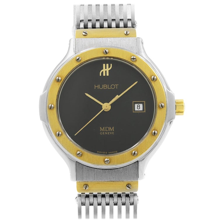 Hublot MDM Classic Senyora Steel Yellow Gold Quartz Ladies Watch 1390.100.2 For Sale