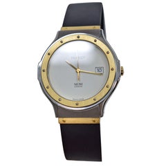 Hublot MDM Geneve Classic White Dial 18k Gold/Steel Quartz Watch 1523.2