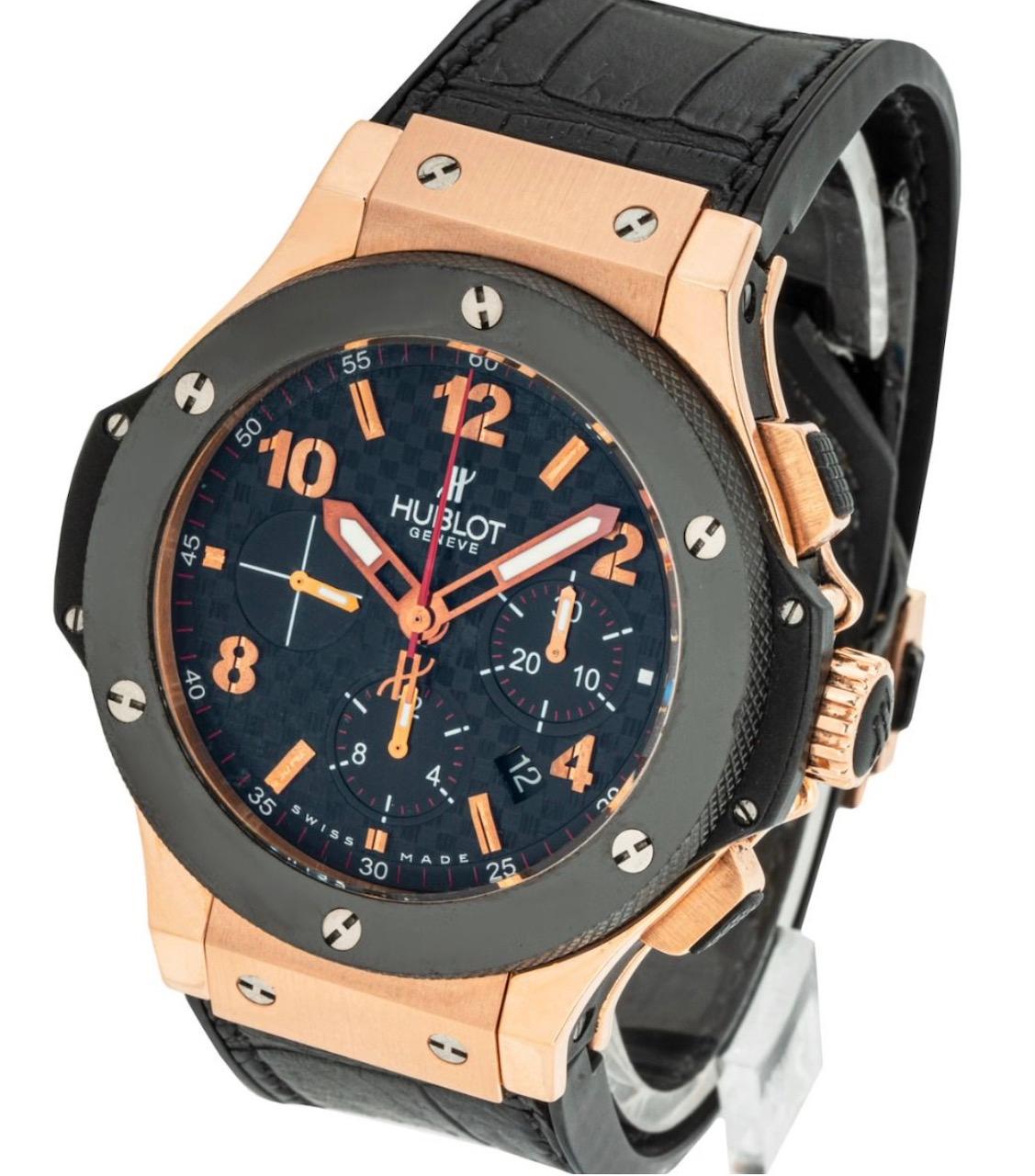 Hublot Rose Gold Big Bang 301.PB.131.RX Watch In Excellent Condition In London, GB