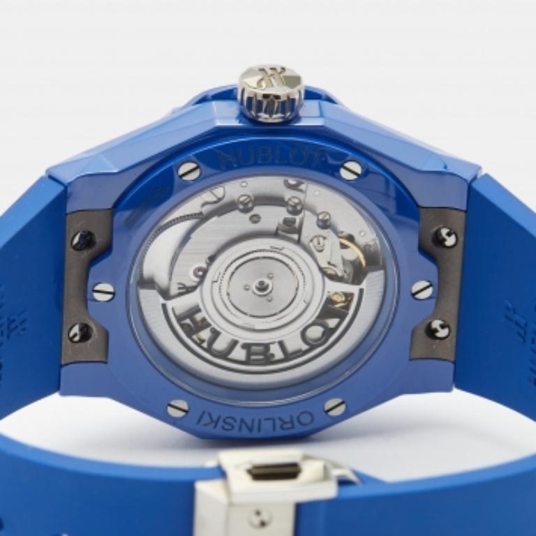 Hublot Kautschuk Fusion Orlinski 550.ES.5100.RX.ORL21 Unisex-Armbanduhr 40 mm Damen im Angebot