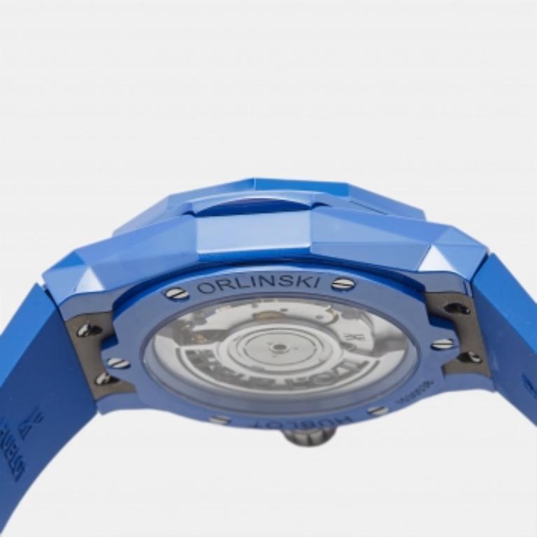 Hublot Kautschuk Fusion Orlinski 550.ES.5100.RX.ORL21 Unisex-Armbanduhr 40 mm im Angebot 2
