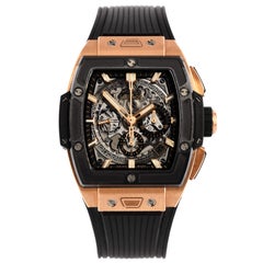 Reloj Automático Cronógrafo Hublot Spirit of Big Bang Oro Rosa con Cerámica