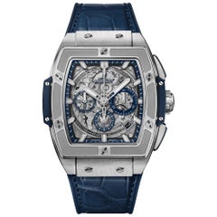 Hublot Spirit of Big Bang Titanium Blue Men's Watch 641.NX.7170.LR