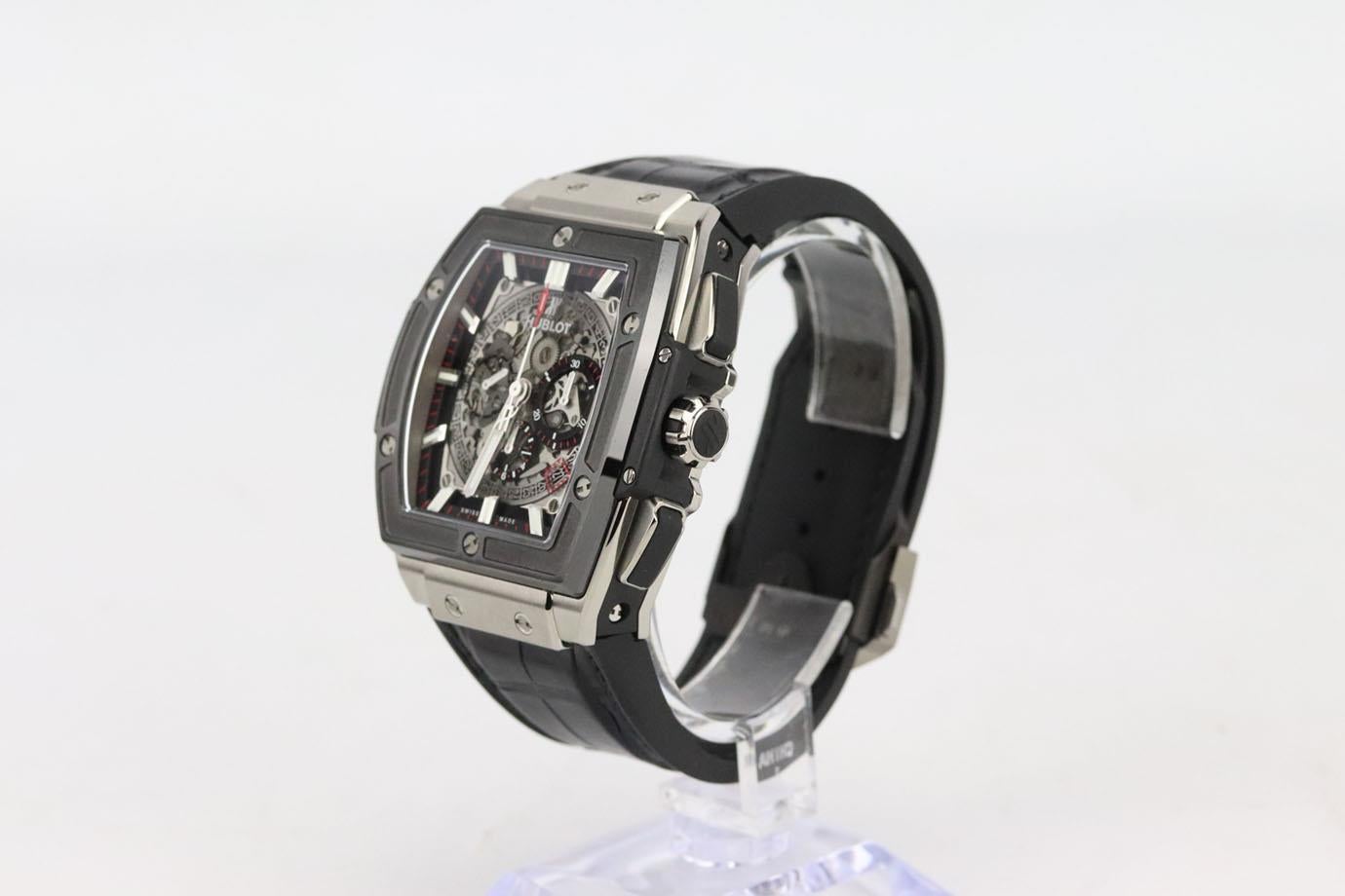 Hublot Spirit Of Big Bang Titanium Ceramic 45 Mm Wrist Watch In Excellent Condition In London, GB