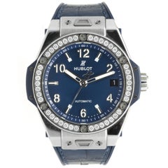 Hublot Stainless Steel Big Bang One Click with Diamond Bezel