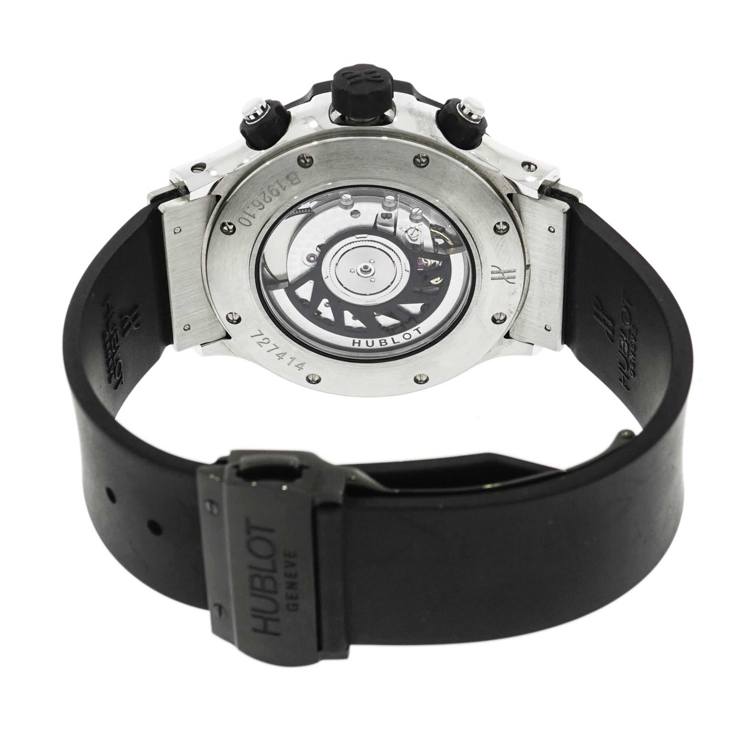 Modern Hublot Stainless Steel Super B Black Magic self-winding Wristwatch