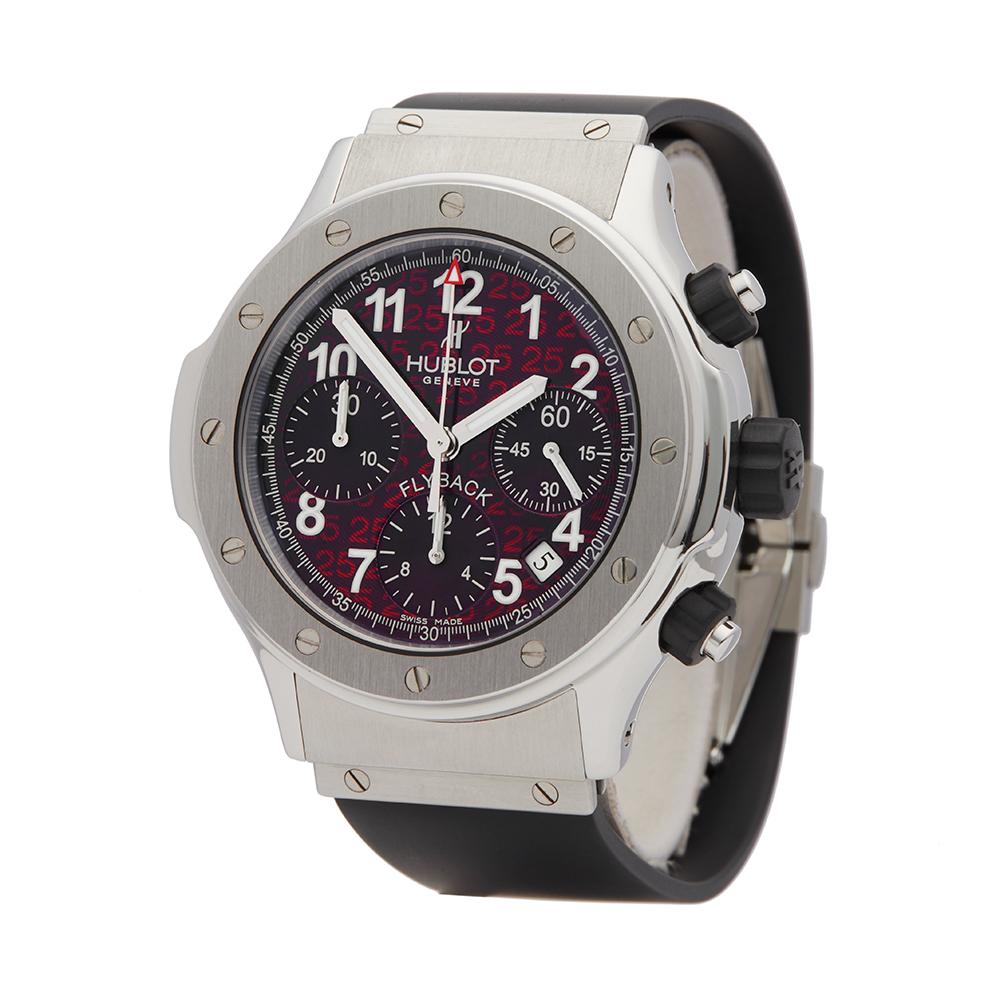 Reference: W4761
Manufacturer: Hublot
Model: Super B
Model Reference: 1926.1
Age: 5th April 2016
Gender: Men's
Box and Papers: Box, Manuals and Guarantee
Dial: Red Arabic
Glass: Sapphire Crystal
Movement: Automatic
Water Resistance: To Manufacturers