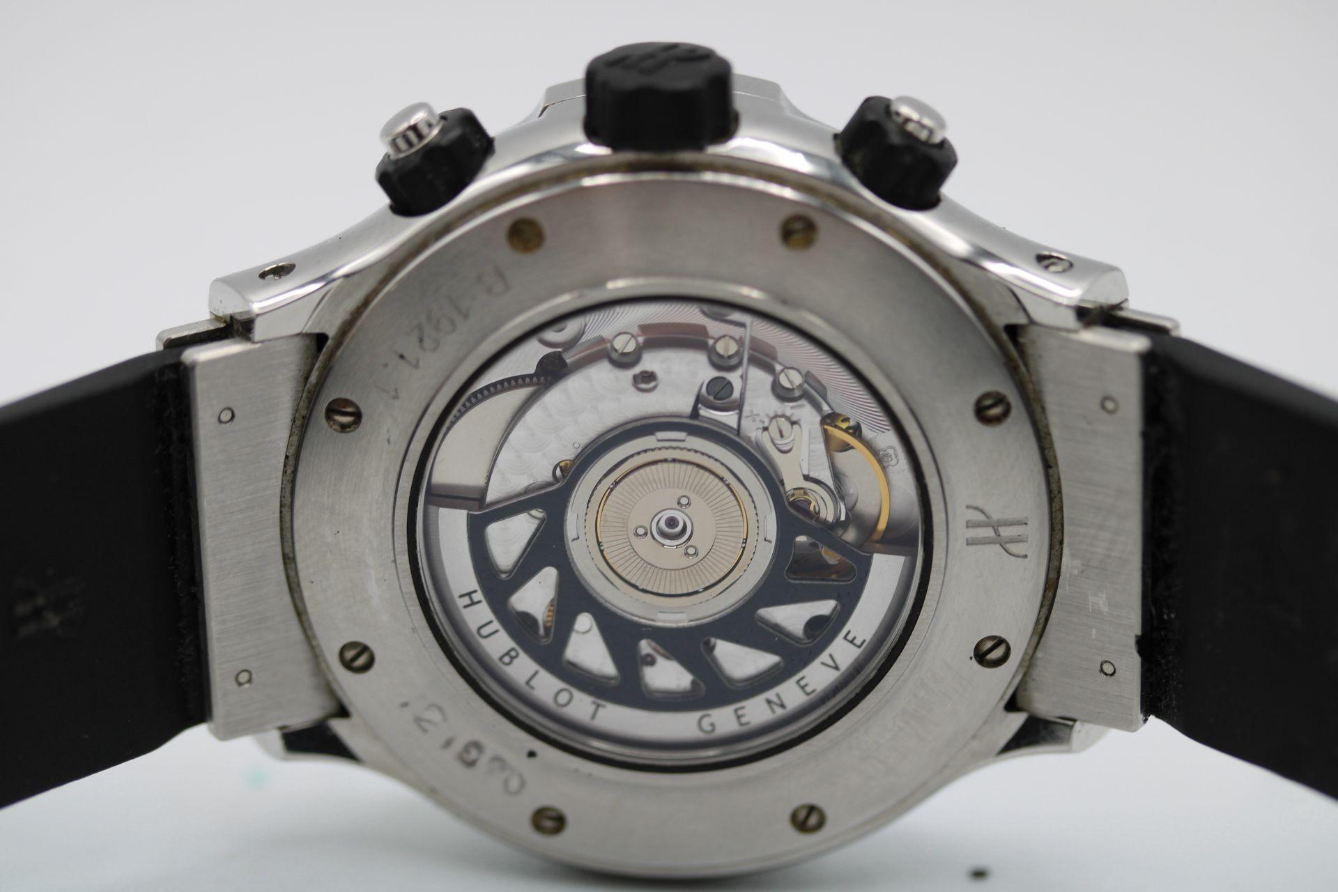 Hublot Super B Chronograph 1921.1  42mm Stainless Steel  Exhibition Case Back For Sale 6