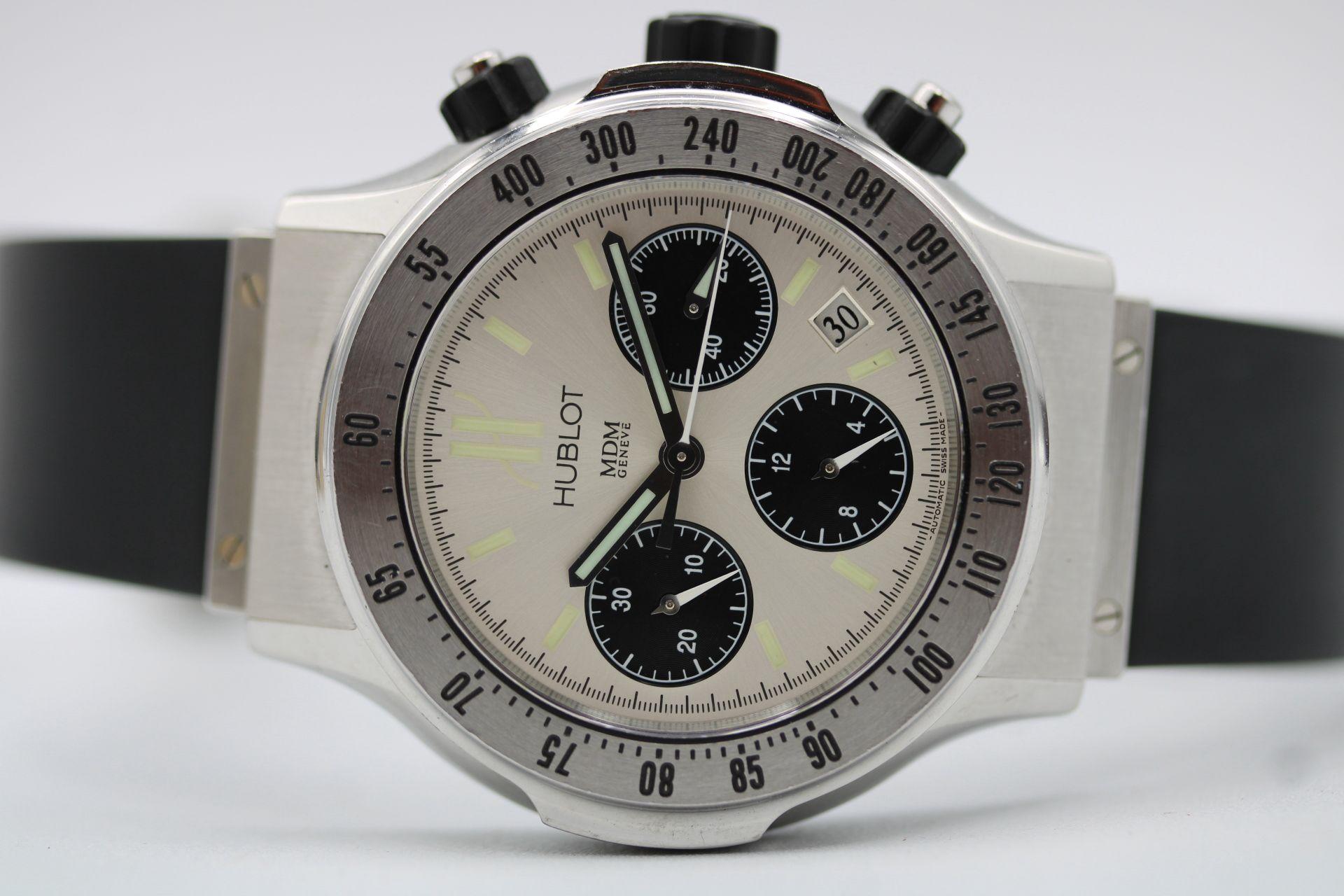 Hublot Super B Chronograph 1921.1  42mm Stainless Steel  Exhibition Case Back For Sale 9