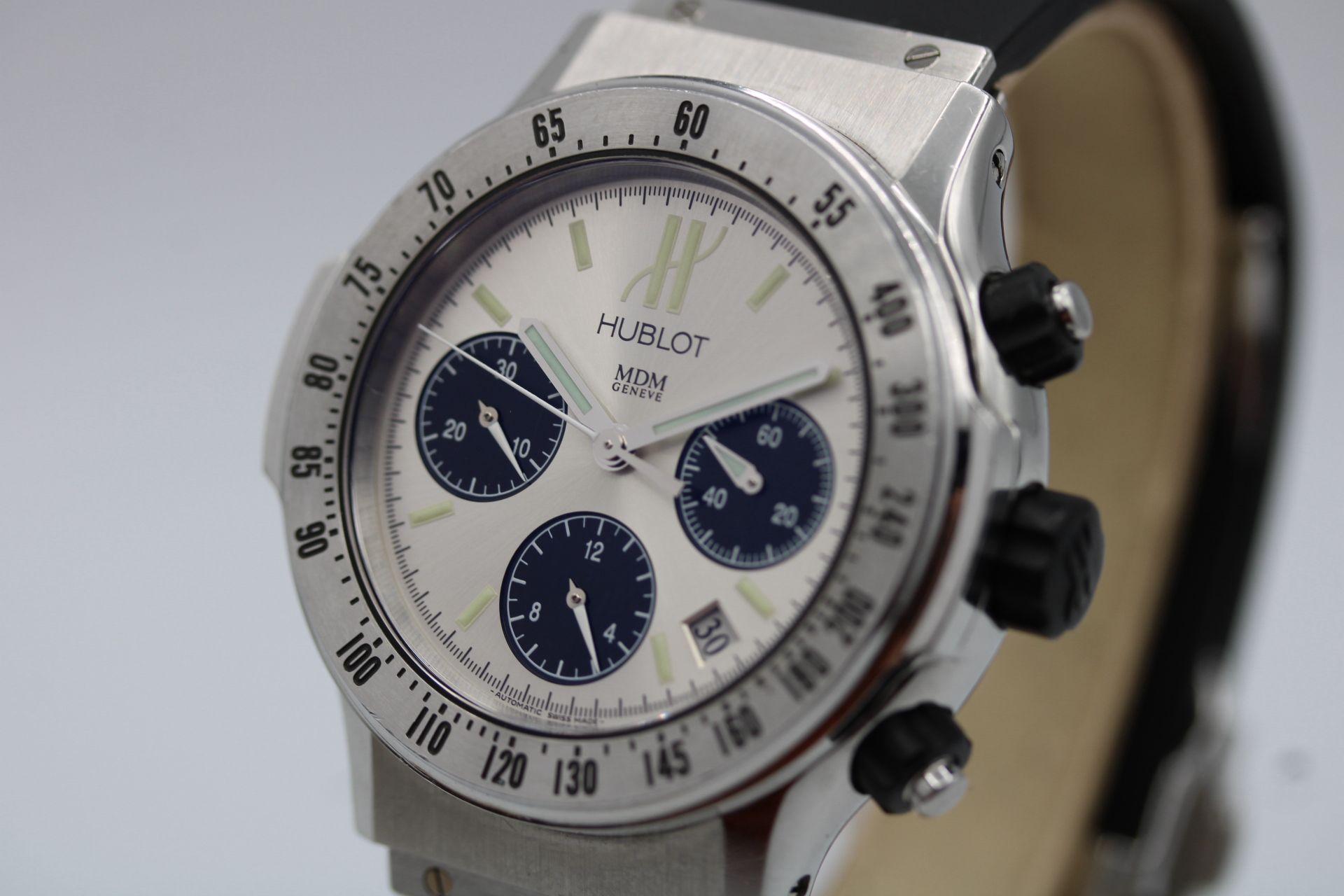 Hublot Super B Chronograph 1921.1  42mm Stainless Steel  Exhibition Case Back For Sale 1