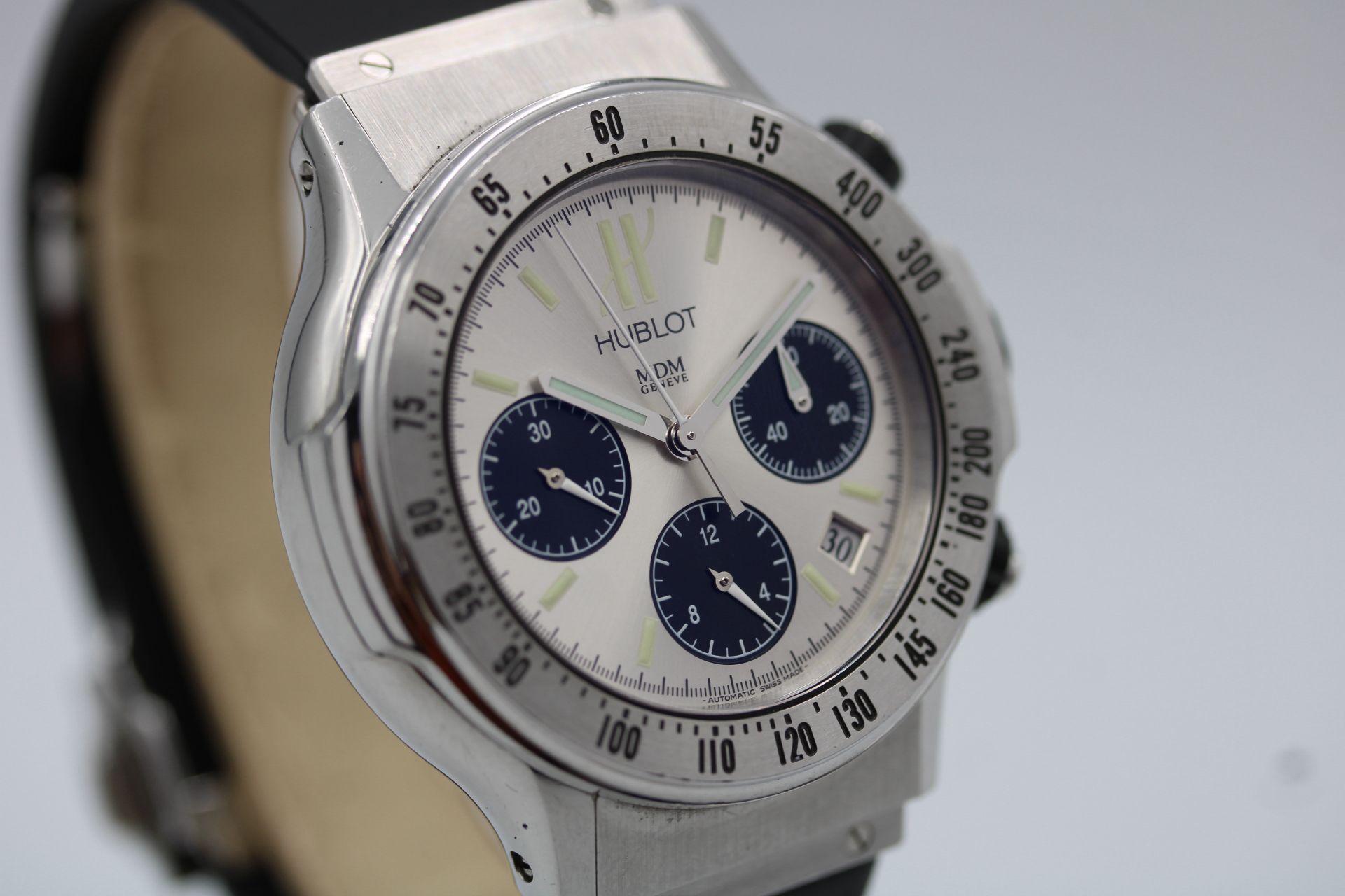 Hublot Super B Chronograph 1921.1  42mm Stainless Steel  Exhibition Case Back For Sale 2