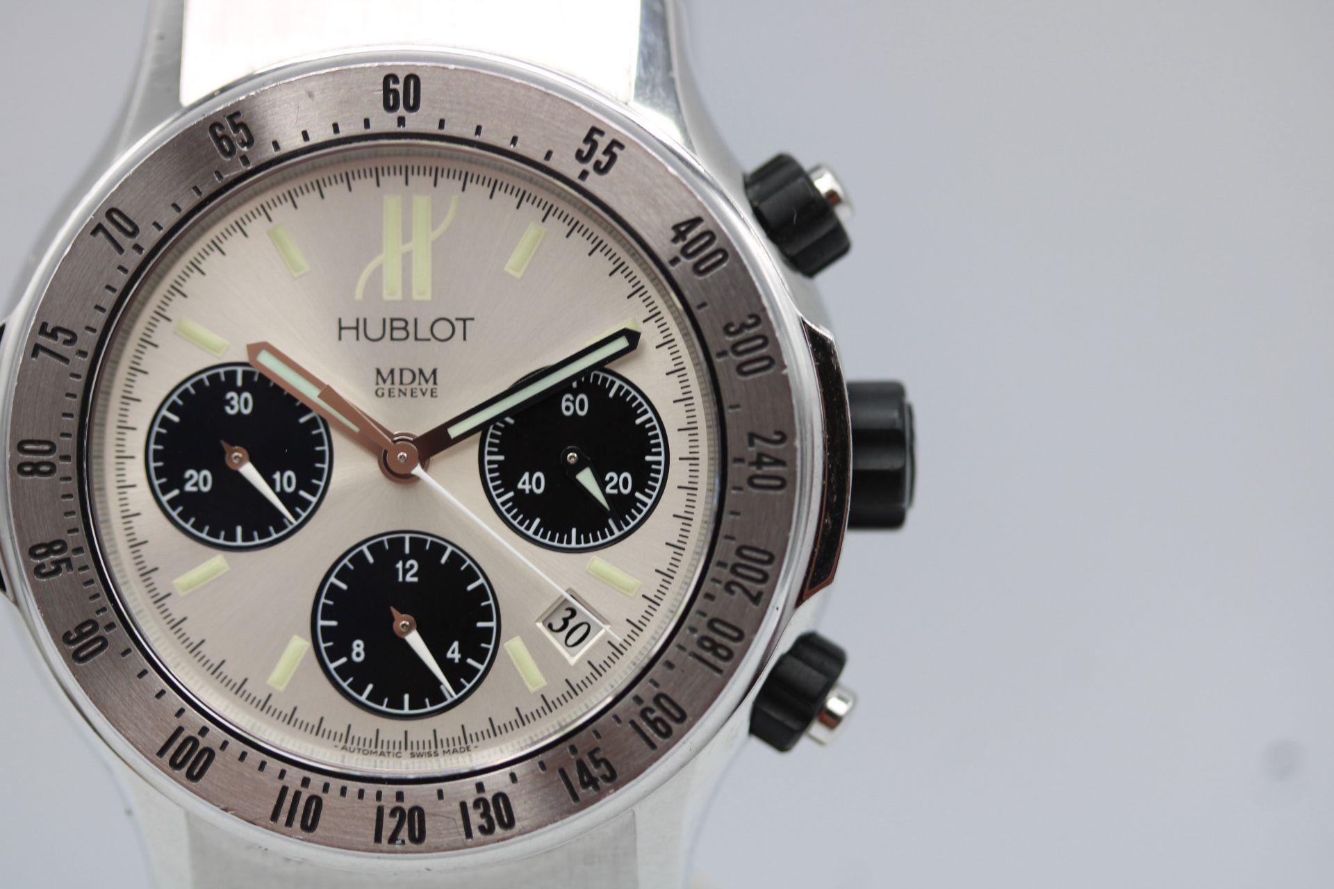 Hublot Super B Chronograph 1921.1  42mm Stainless Steel  Exhibition Case Back For Sale 4