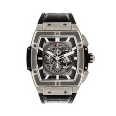 Used Hublot Titanium Ceramic Spirit of Big Bang self-winding Wristwatch. 