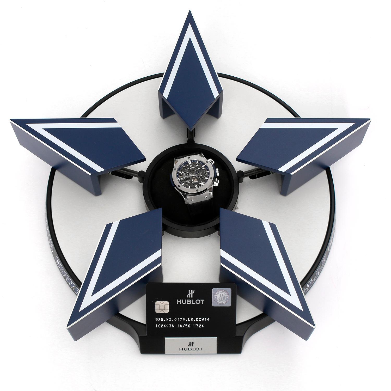 Hublot titanium Classic Fusion Dallas Cowboys Special Ed Automatic Wristwatch 1