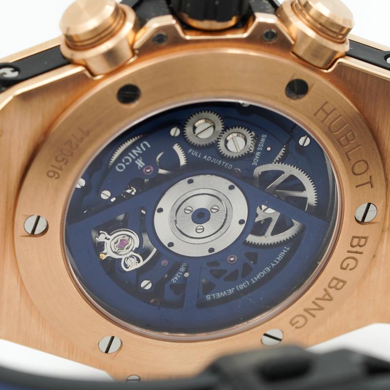 Hublot Unico Blu Big Bang 18k King Gold 411.OX.5189.RX 2018 6