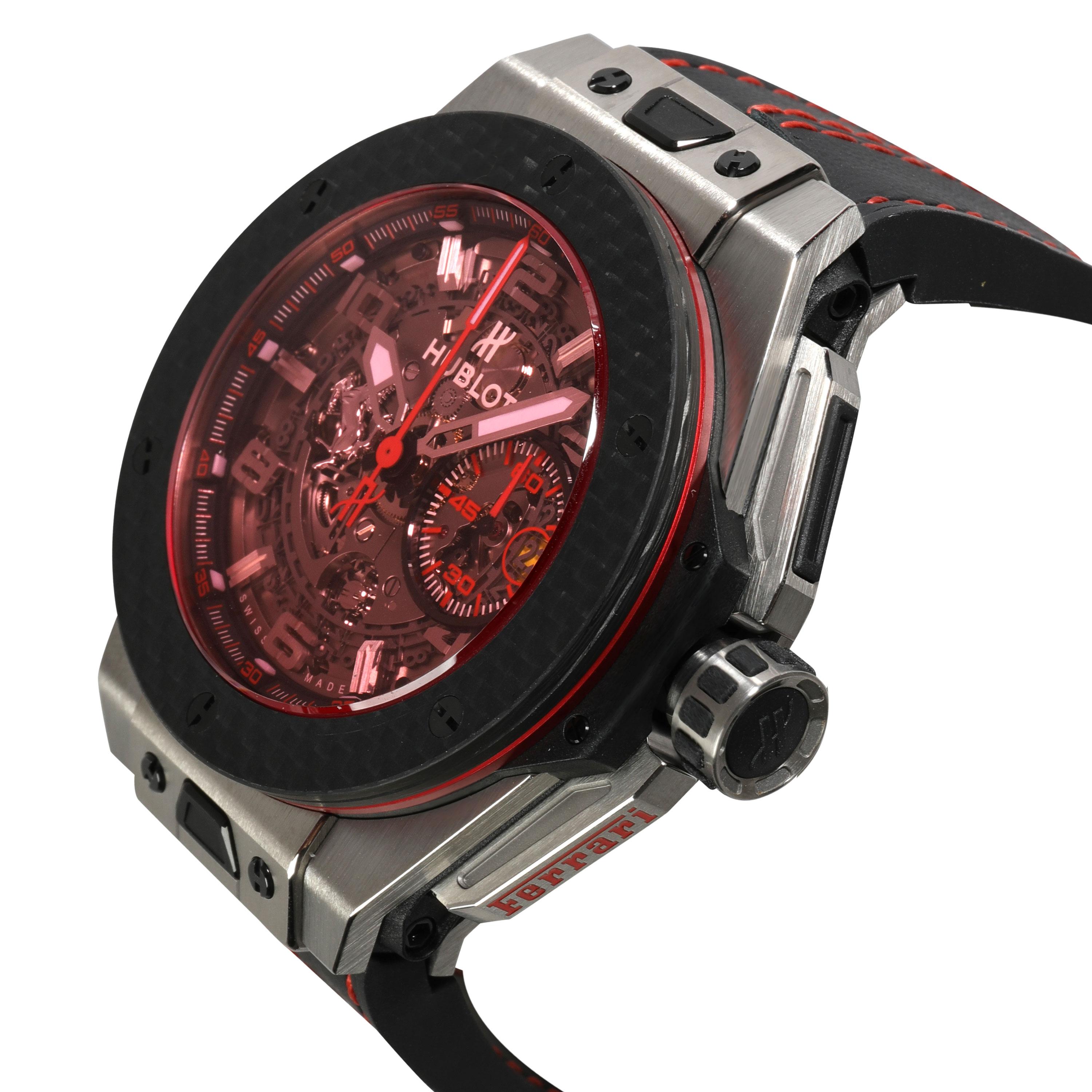 Hublot Unico Ferrari 401.NQ.0123.VR Men's Watch in Titanium 1