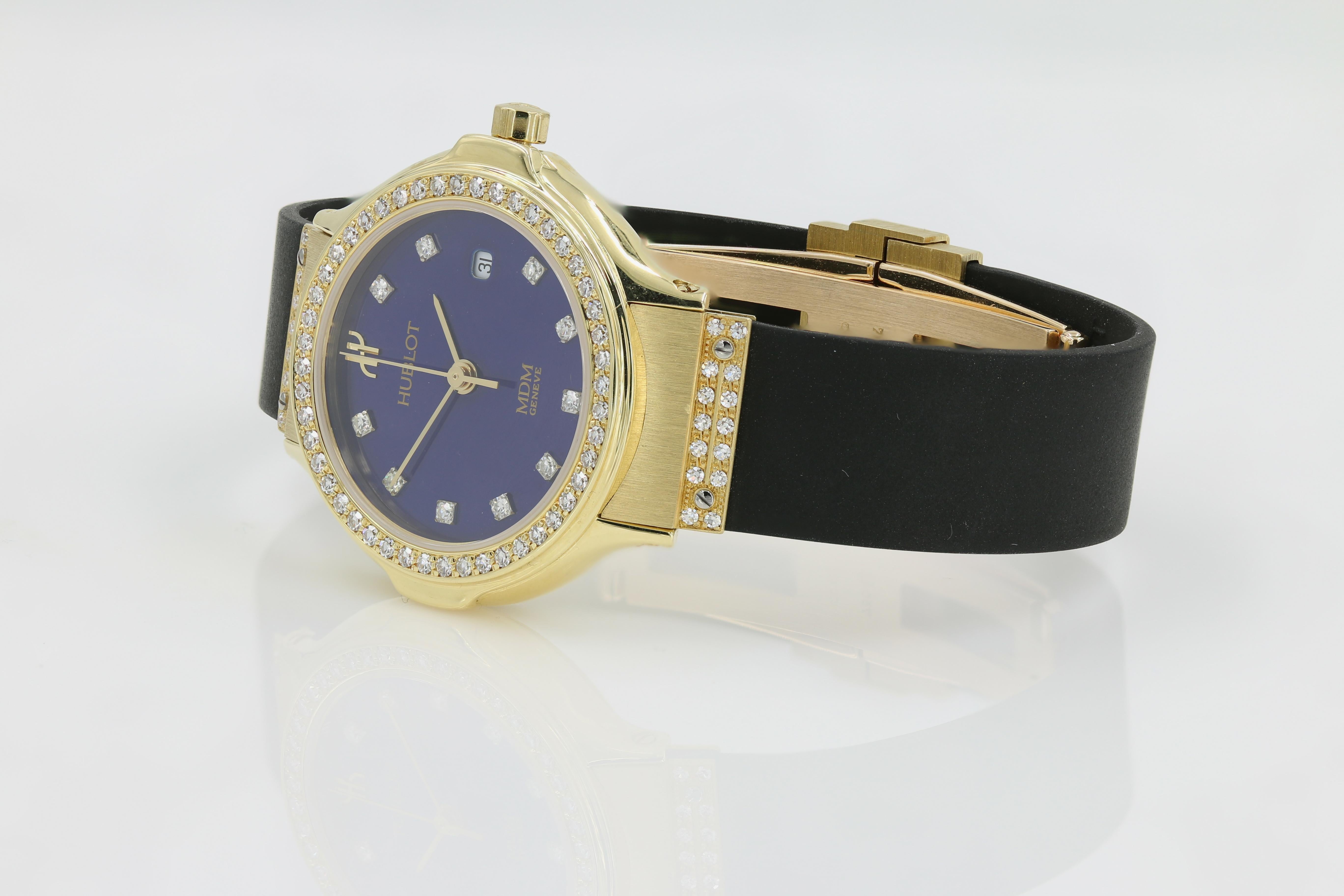 hublot ladies diamond watch