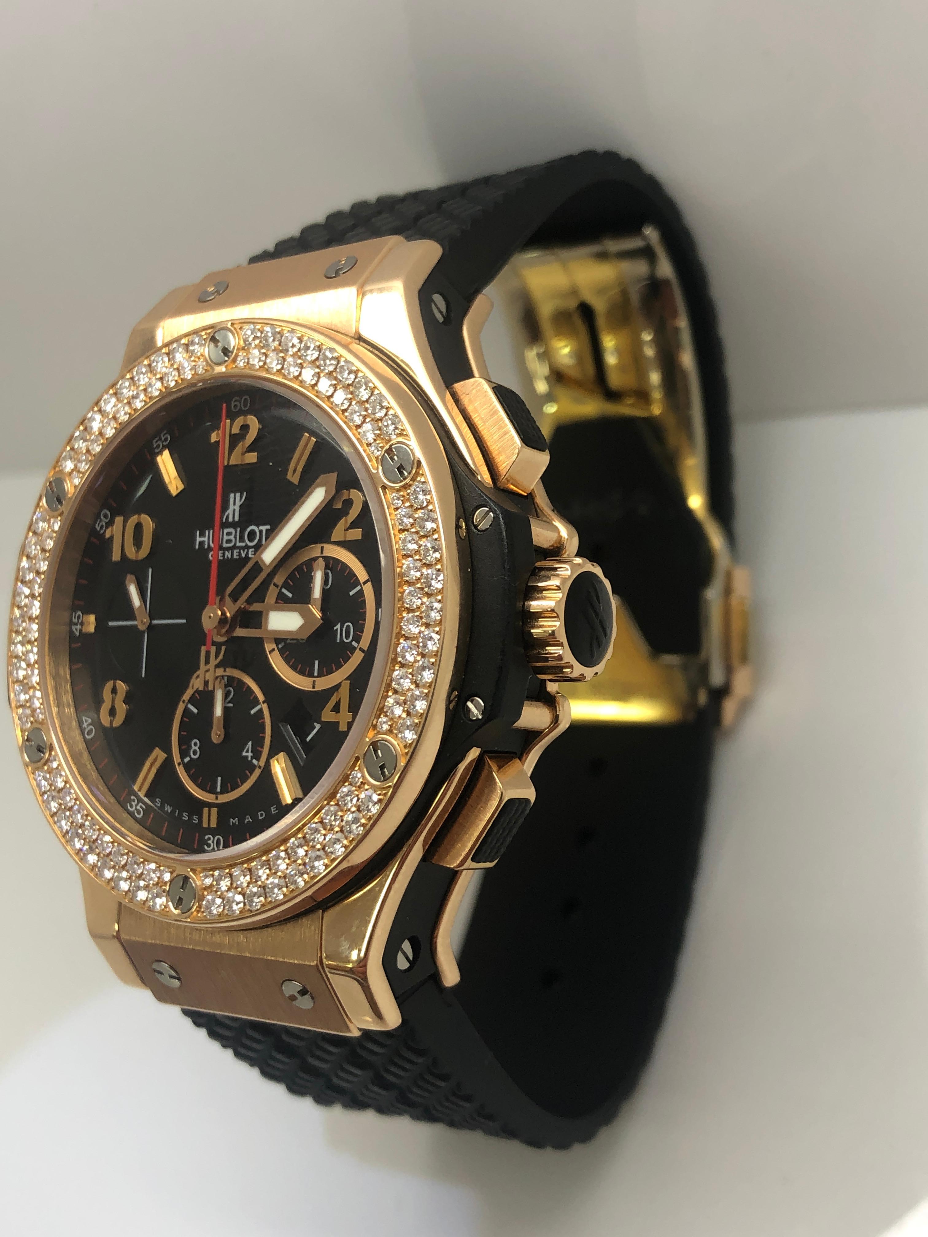 Hubolt Big Bang 301 Diamond Bezel 18k Gold Men's Watch

excellent condition

comes with original papers/card

2 year warranty

free overnight shipping

shop with confidence