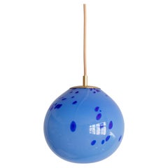 Huckleberry Sorbetto Pendant Lamp Handblown Glass Large by Courtney Kinnare