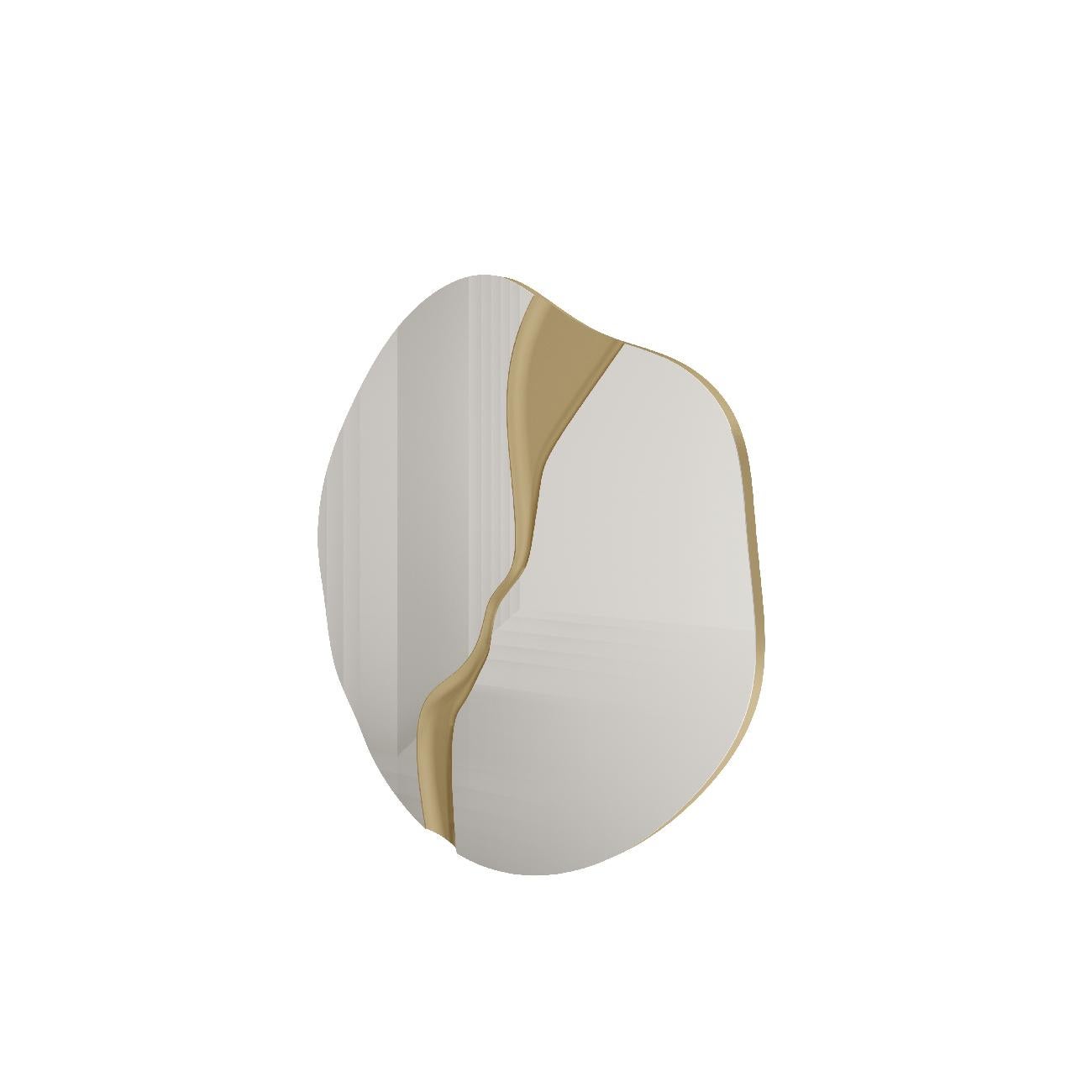Hand-Crafted HUDSON W Modern Wall Mirror For Sale
