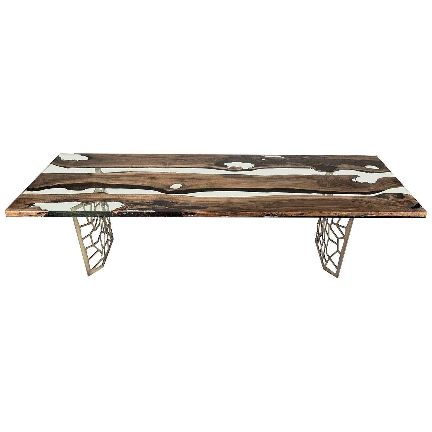 Hudson 270 Epoxy Resin Table For Sale