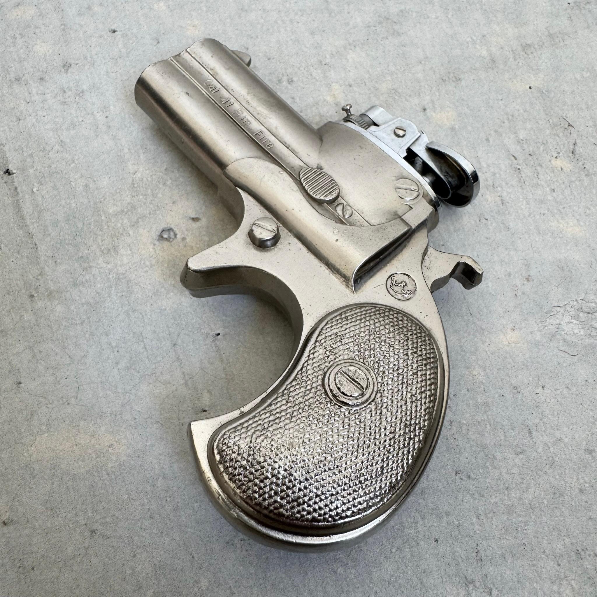 Hudson Double Derringer Lighter, 1980s Japan In Good Condition In Los Angeles, CA