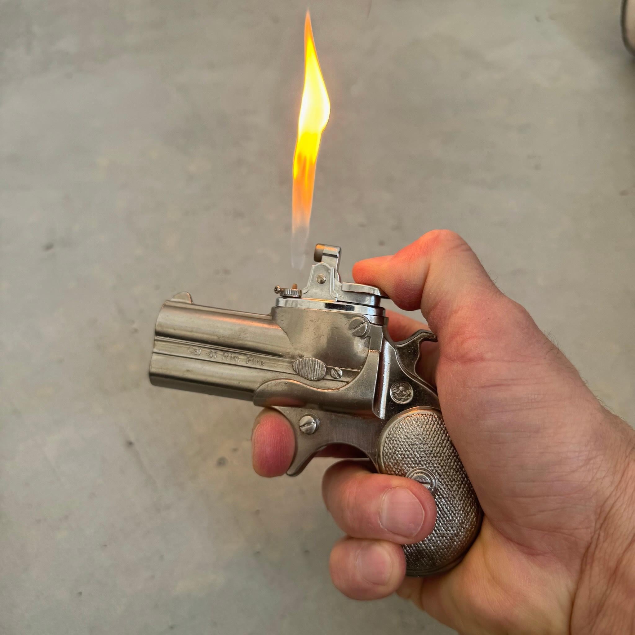 Hudson Double Derringer Lighter, 1980s Japan 2