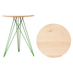 Hudson Hairpin Side Table Maple Green