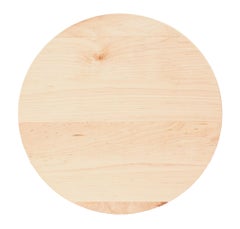 Hudson Hairpin Side Table Maple Mustard