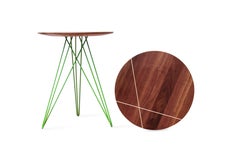 Tavolino Hudson Hairpin con intarsio in Wood Greene & Greene