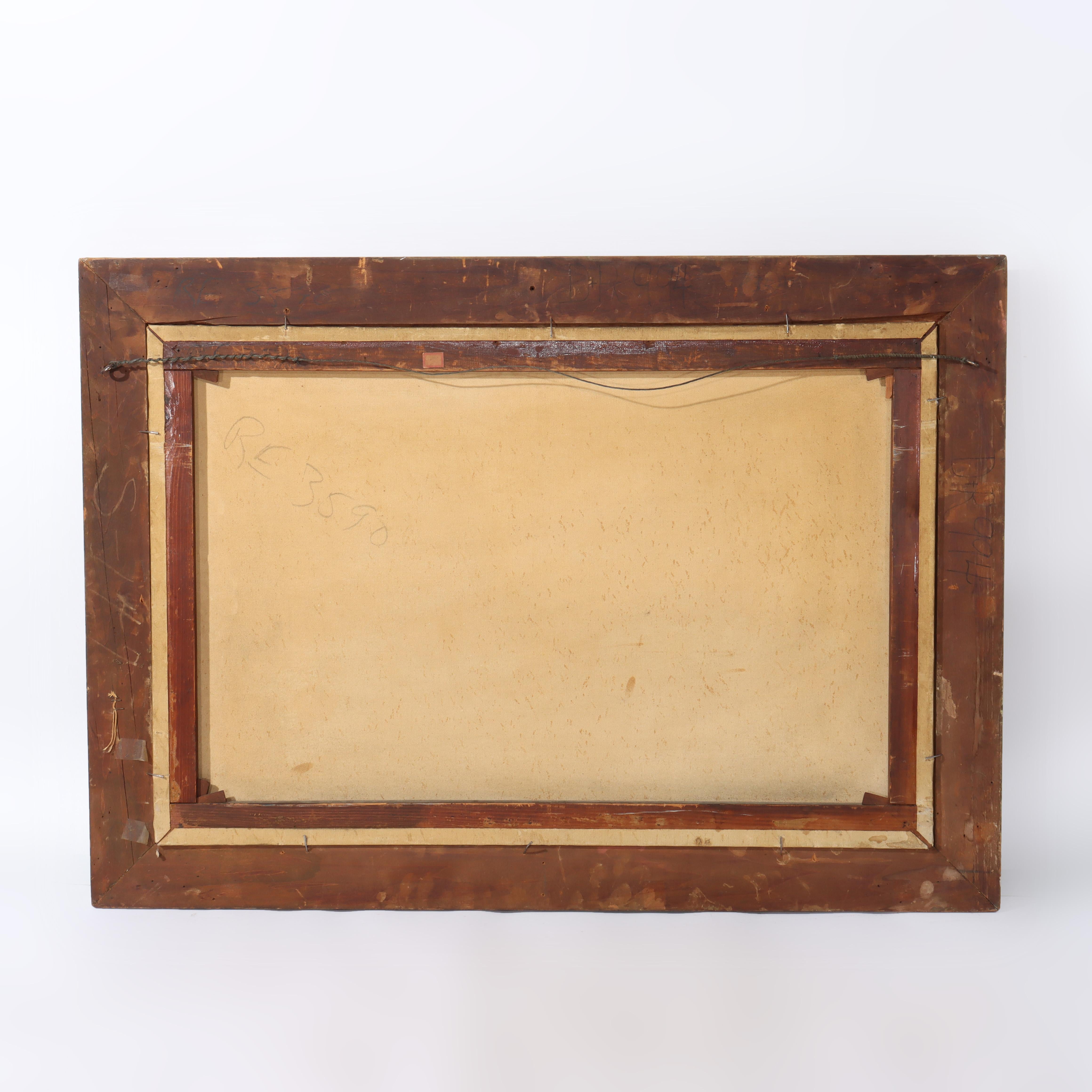 Hudson River School Öl auf Leinwand Gemälde, Welsh Highlands, von Maurice C1890 im Angebot 5