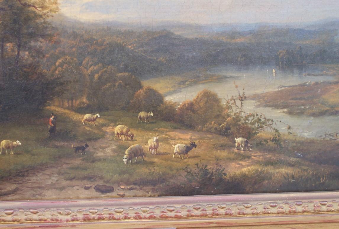 Classique américain Peinture de l'école de la rivière Hudson en vente